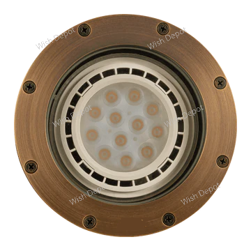 UNB08 4x/8x/12x Package Cast Brass Low Voltage Commercial PAR36 LED In-ground Well Light IP65 Waterproof 10W 3000K