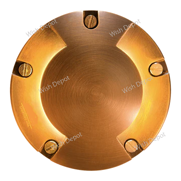 UNB10 4x/8x/12x Package Cast Brass Round Bi-Directional Low Voltage LED In-ground Well Light 5W 3000K Bulb