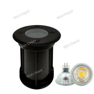 UNS02 4x/8x/12x Package Waterproof In-Ground Low Voltage LED Underground Light Landscape Lighting 5W 3000K Bulb