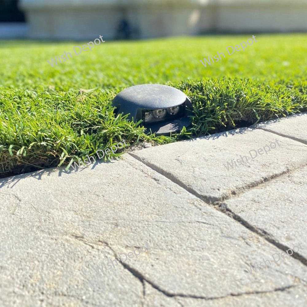 STA05 3W Low Voltage Cast Aluminum Round Surface Mount LED Step or Deck Light