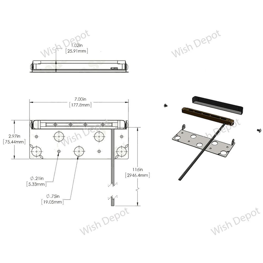 STB05 1.5W Low Voltage Hardscape Paver Light Retaining Wall LED Step Lighting