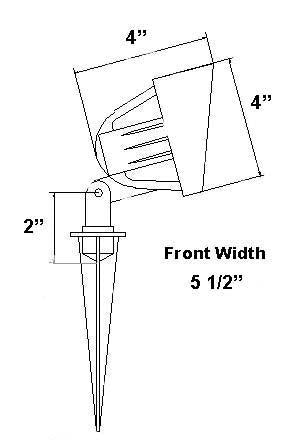 Low Voltage LED Directional Flood Light Adjustable Outdoor Lighting