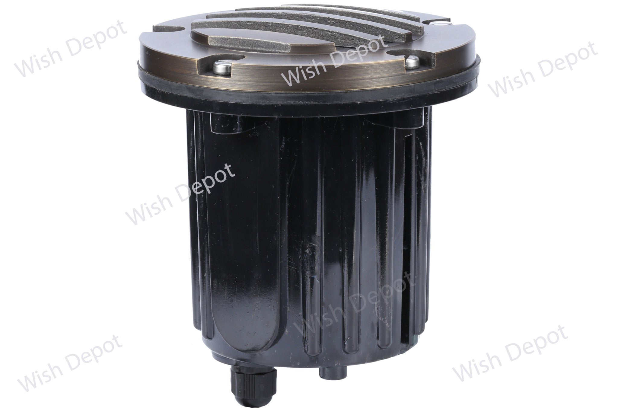 Cast Brass Low Voltage Round Grill LED In-ground Light IP65 Waterproof