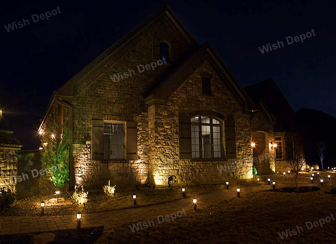 Bronze Low Voltage LED Bollard Path Light Outdoor Landscape Lighting