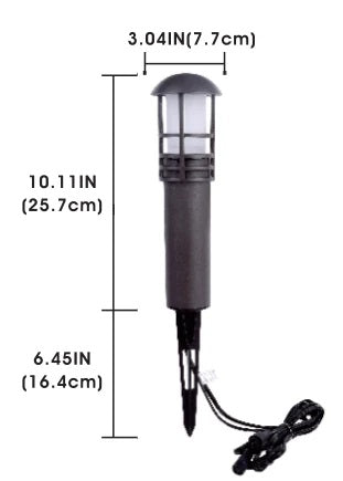 Bronze Low Voltage LED Bollard Path Light Outdoor Landscape Lighting