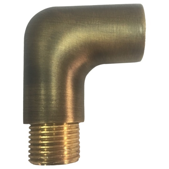 Brass 90° Coupling Accessory for Post/Path Light Fixtures