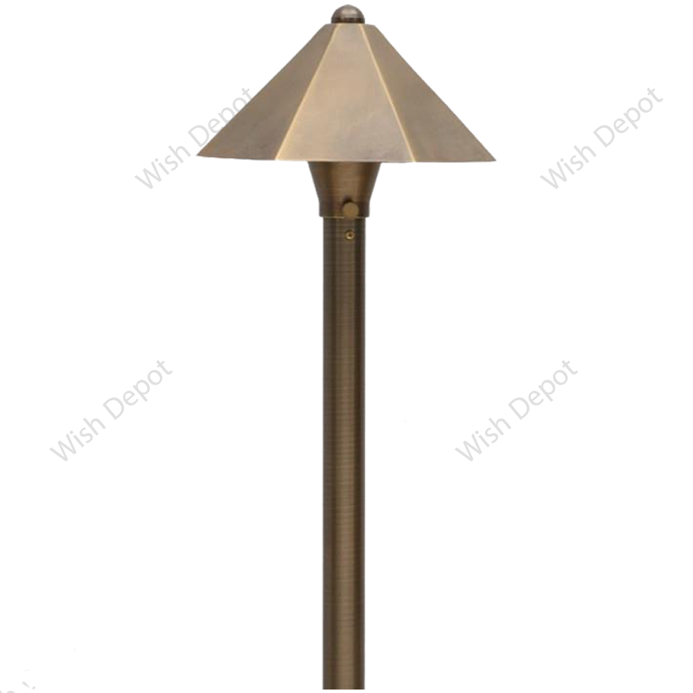Brass LED Low Voltage Path Light Outdoor Lighting Landscape Fixture