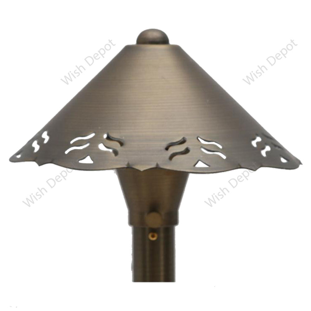 Brass LED Low Voltage Path Light Outdoor Lighting Landscape Fixture