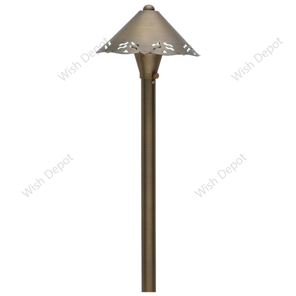 Brass LED Low Voltage Path Light Outdoor Lighting Landscape Fixture