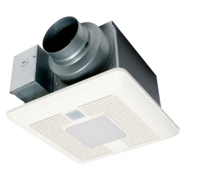 Panasonic 110 CFM 0.3 Sone Ceiling Mounted Exhaust Fan with Motion and Humidity Sensor