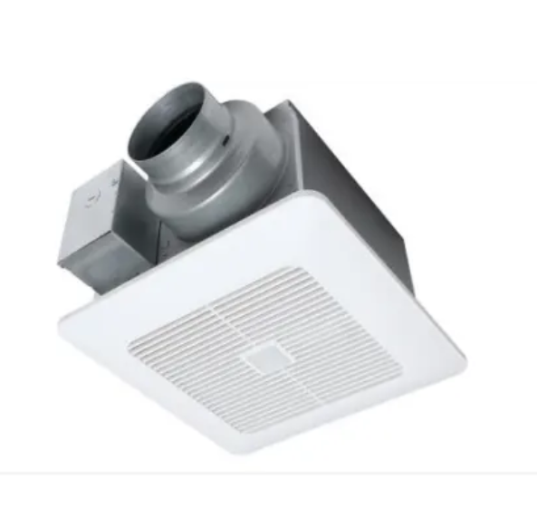 Panasonic 110 CFM 0.3 Sone Ceiling Mounted Exhaust Fan with Motion and Humidity Sensor