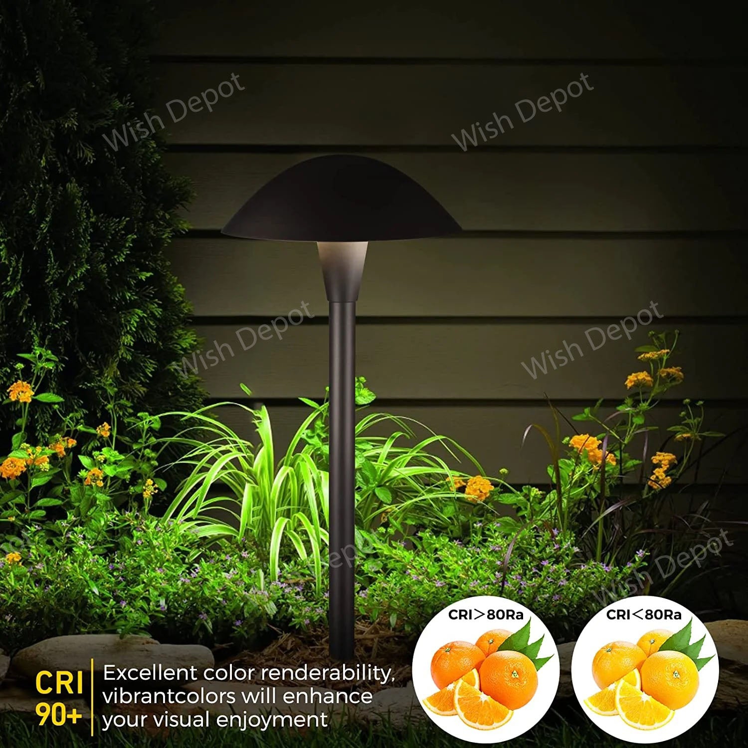 ALPCC06 6-Pack 5W 3CCT LED Landscape Pathway Light Package, 12V Low Voltage Modern Path Lights