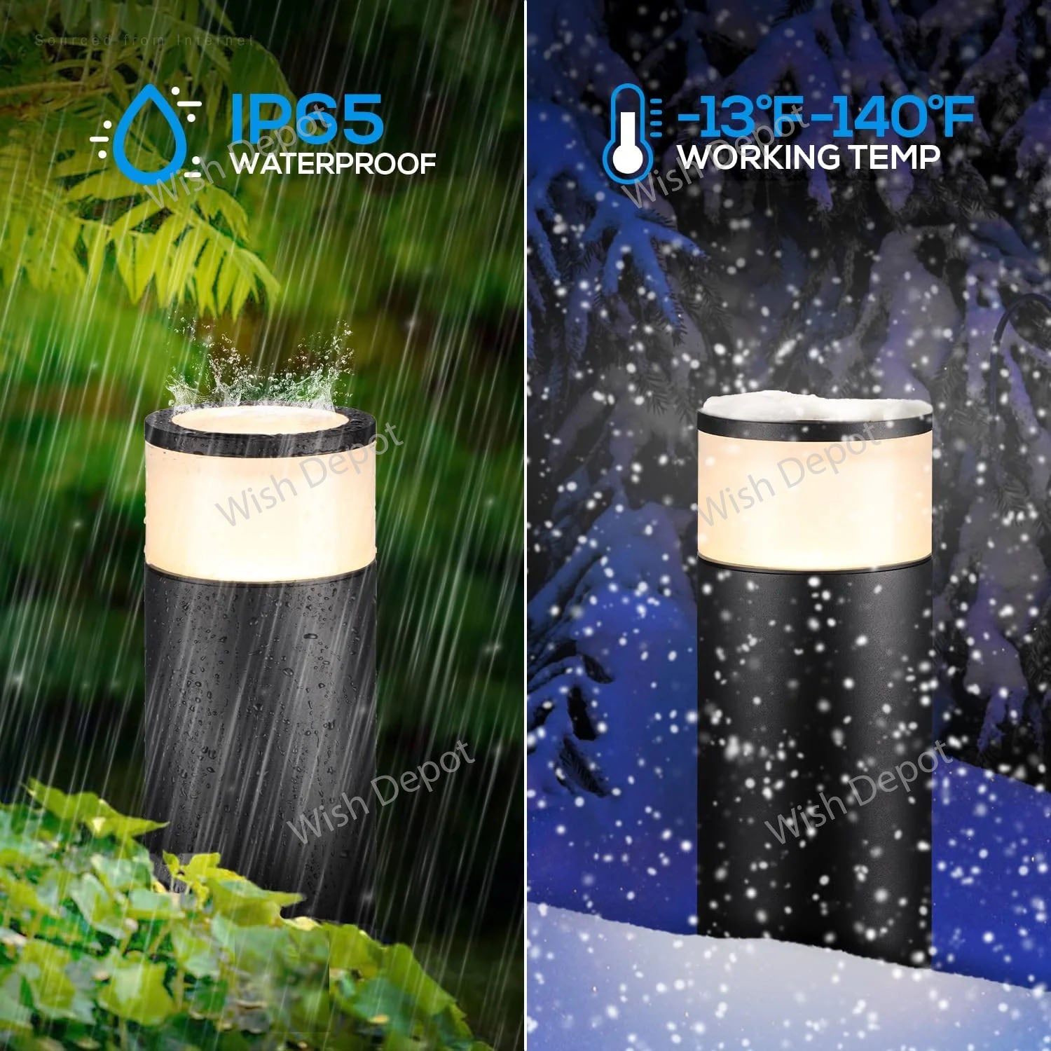 ALPCC08 4-Pack 4.5W 5CCT LED Landscape Pathway Light Package