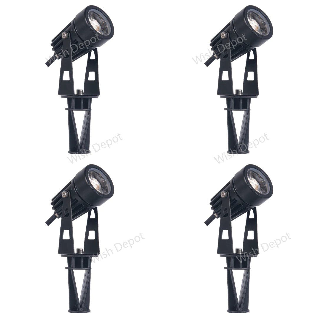 CD43 4x/8x/12x Package 5W Waterproof LED Landscape Narrow Beam Directional Outdoor Spotlight