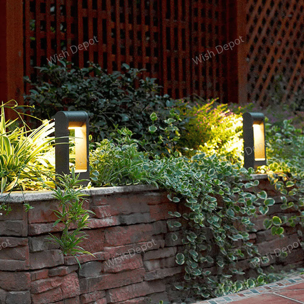 CDPA56 4x/8x/12x Package 8W Low Voltage LED Rectangular Adjustable Bollard Landscape Pathway Lighting