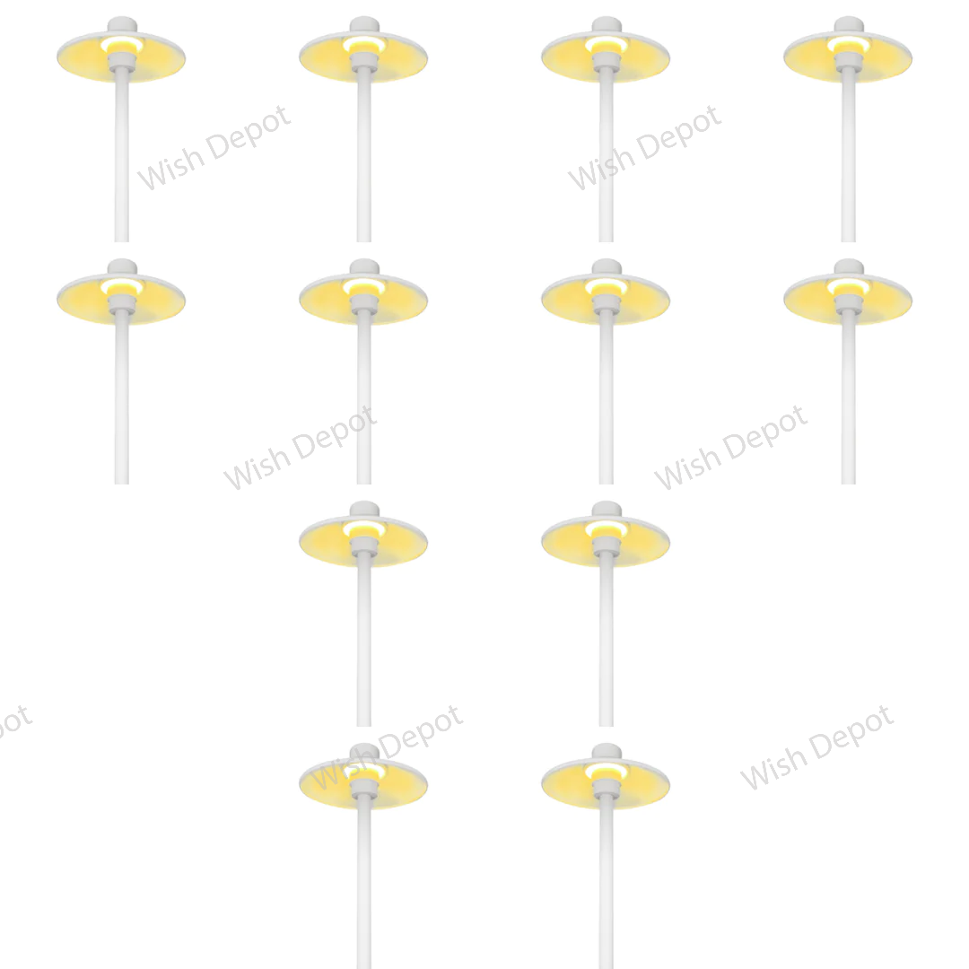 CDPA50 4x/8x/12x Package 3W 12V Smooth Hat Integrated LED Low Voltage Path Light