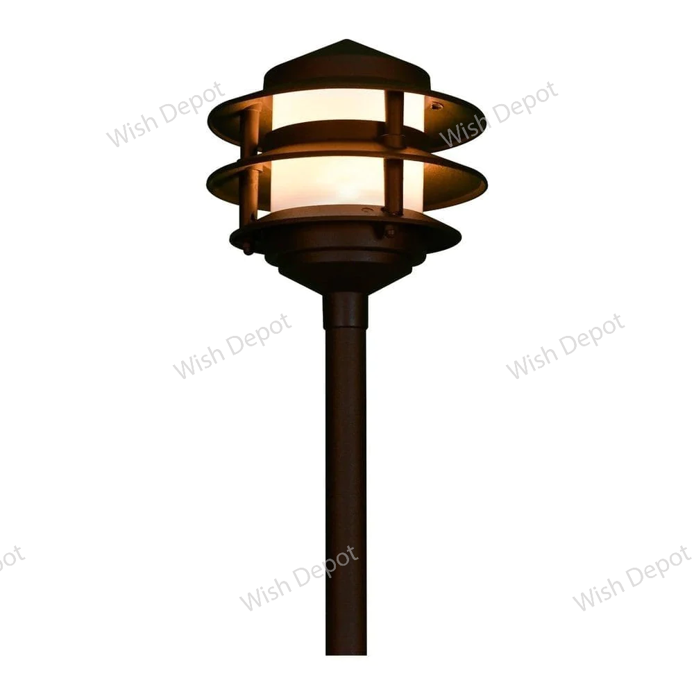 CDPA52 4x/8x/12x Package 3W 12V AC/DC Aluminum Low Voltage Landscape Lighting 3 Tier Pagoda Path Light