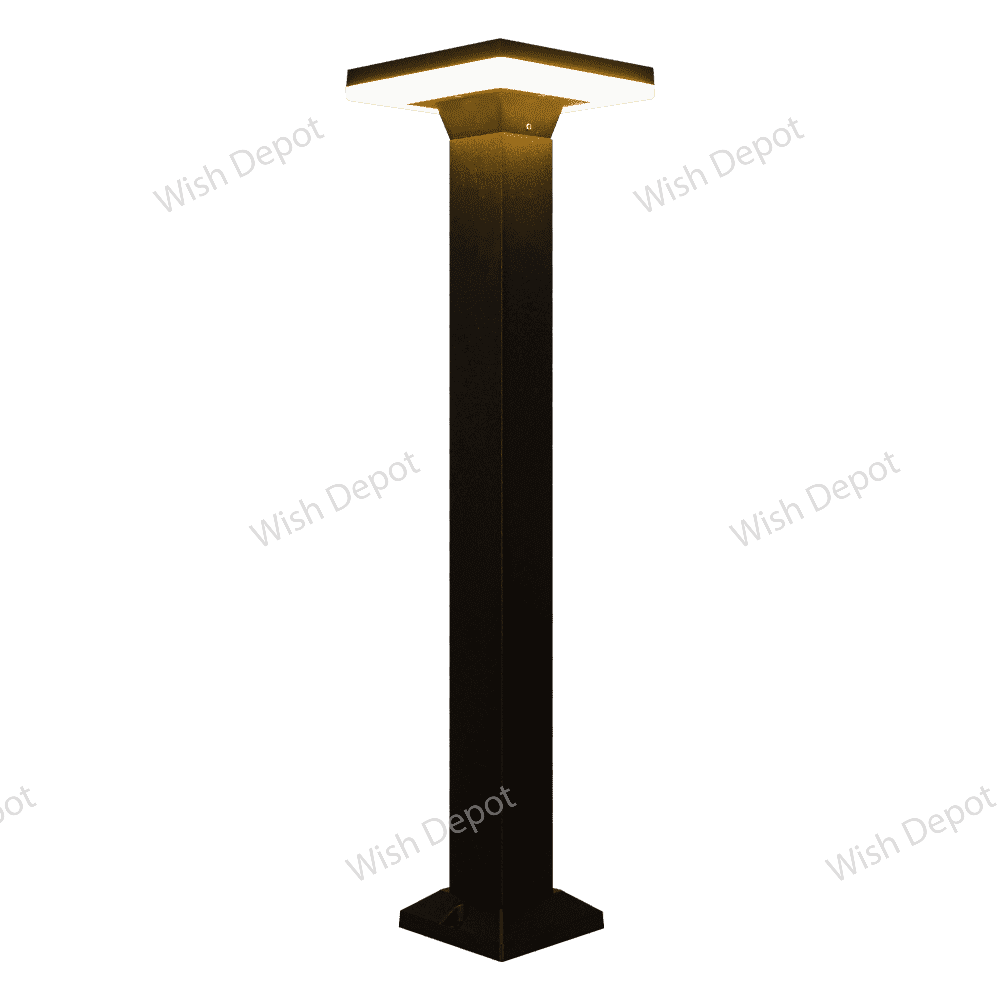 CDPA63 4x/8x/12x Package 12W Bollard Pathway Lighting LED Square Top Modern Low Voltage