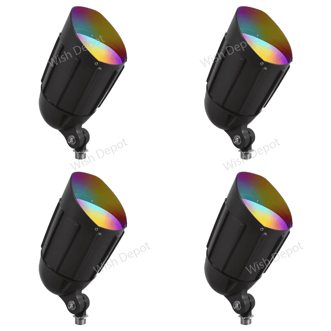 CDR30 4x/8x/12x Package 30W Smart Bluetooth RGBW Narrow Beam Directional Outdoor Landscape Spotlight