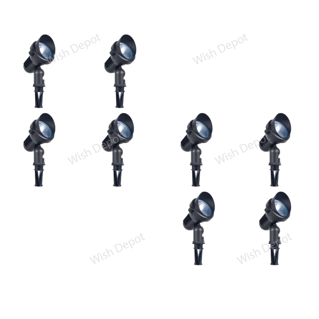 CDR85 4x/8x/12x Package 9W RGB Directional Ground Outdoor Landscape Spotlight Waterproof Fixture