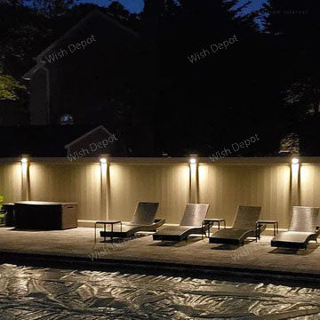 DLA01 12-Pack Bronze 2.5W Low Voltage LED Outdoor Half Moon Deck Lights Package, 12V LED Step Fence Landscape Lights