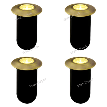 DMB52 4x/8x/12x Package 1.5W Low Voltage LED Landscape In-ground Brass Waterproof Well Lights Fixture