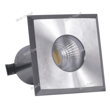 DMS52 3W COB LED Square Top Stainless Steel Waterproof In-Ground Landscape Well Light