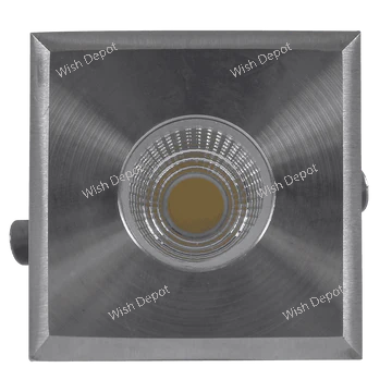 DMS52 3W COB LED Square Top Stainless Steel Waterproof In-Ground Landscape Well Light