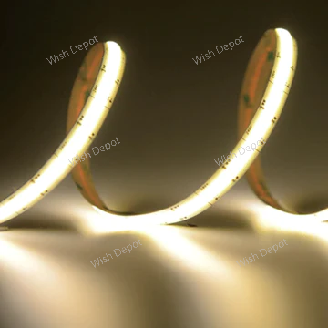 Dotless Single Color Linear LED Strip Lights Low Voltage FCOB DC24V Tape Light