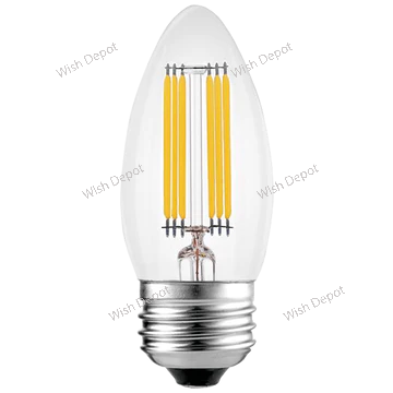 E26 4W LED Filament Edison Bulbs Dimmable Energy Saving Light Bulb