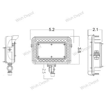 FLA12 4x/8x/12x Package Aluminum 12W Outdoor LED Low Voltage Landscape Lighting Flood Light