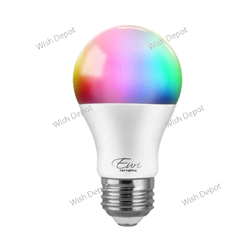 Smart LED 120V 9W A19 RGB WiFi Color Changing Dimmable Light Bulb