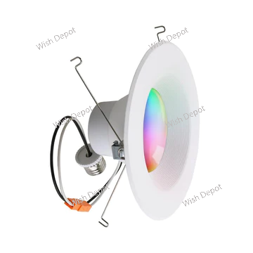 Smart 6" RGB Color Changing LED WiFi Dimmable Commercial Recessed Downlight