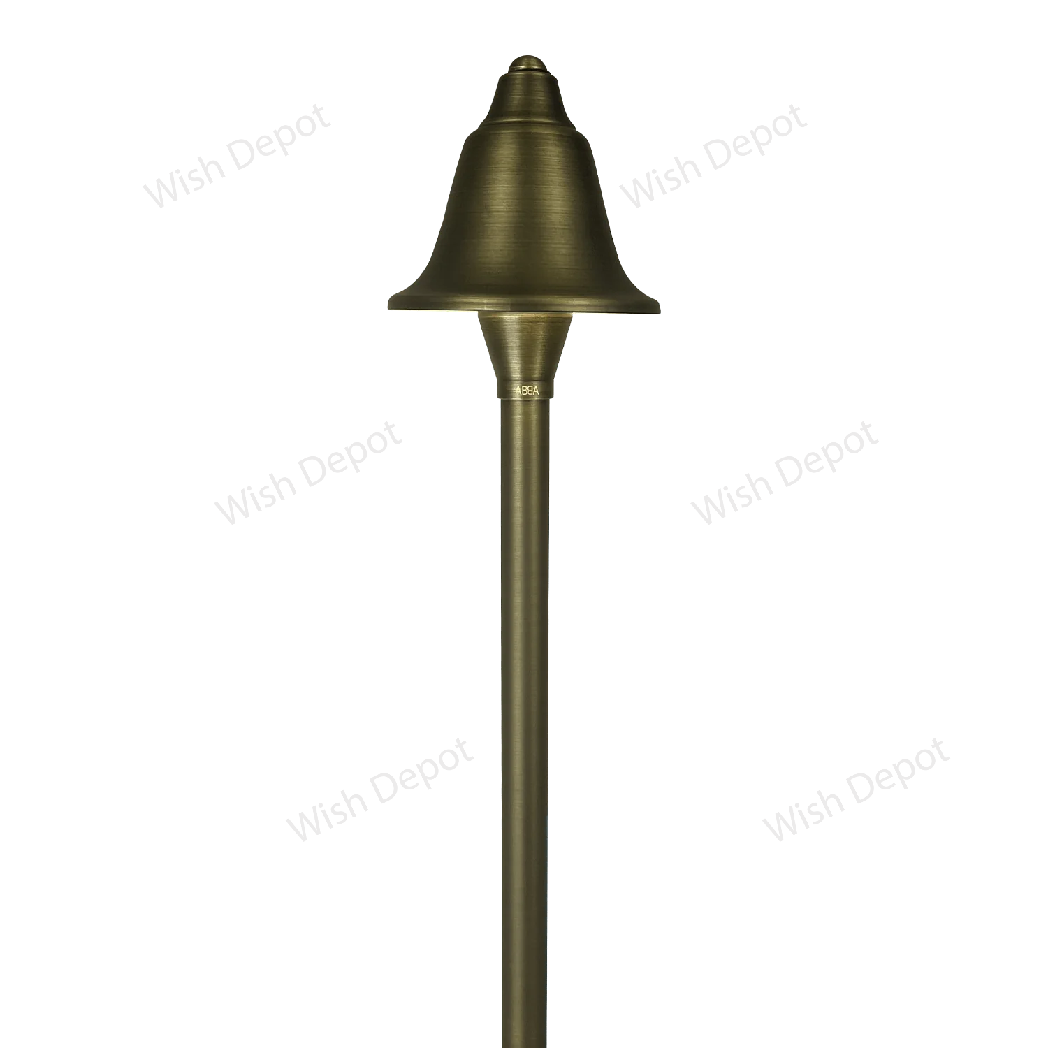 PLB17 Cast Brass LED Bell Shaped Lamp Ready Low Voltage Pathway Outdoor Landscape Lighting Fixture