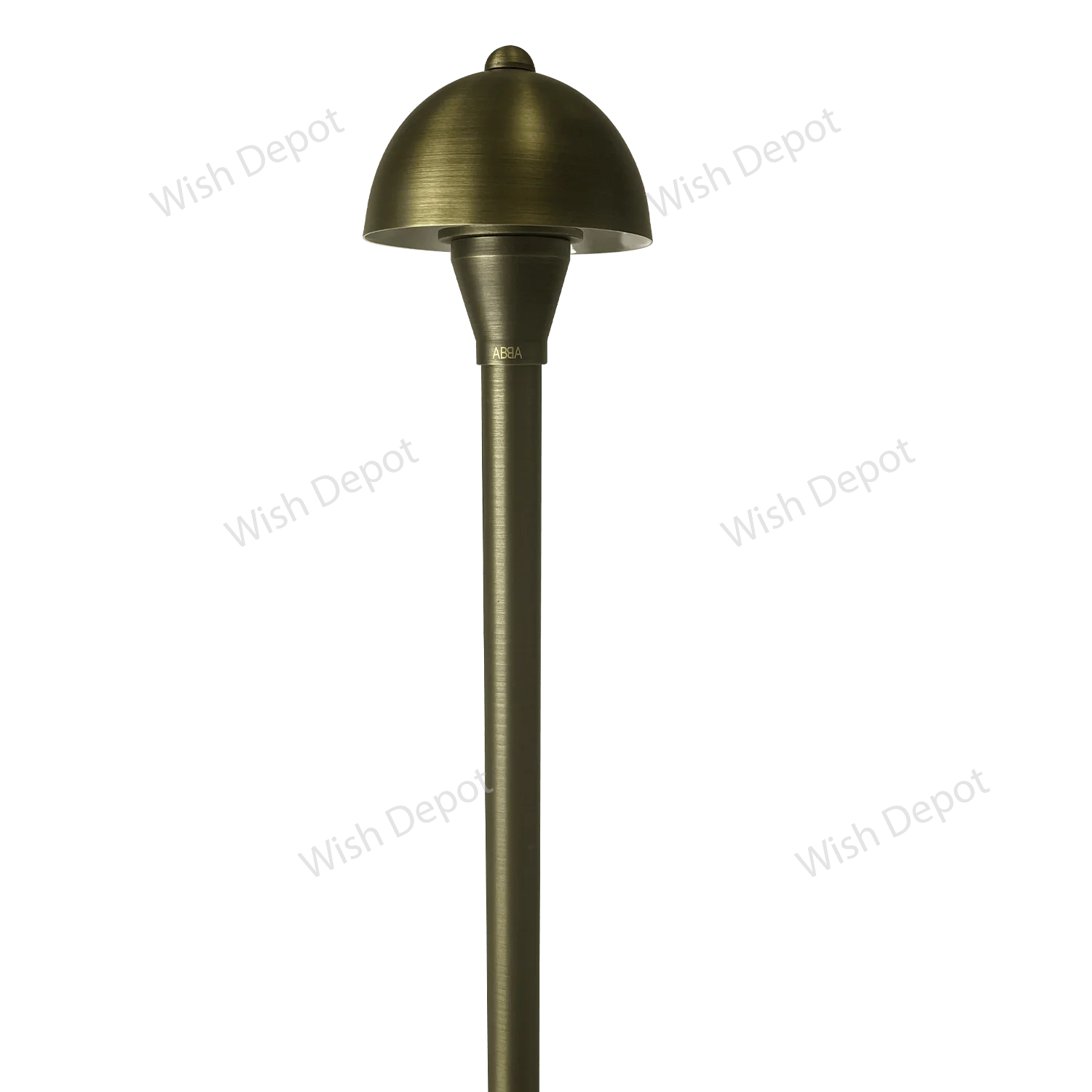 PLB18 Brass LED Mini Globe Lamp Ready Low Voltage Pathway Outdoor Landscape Lighting Fixture