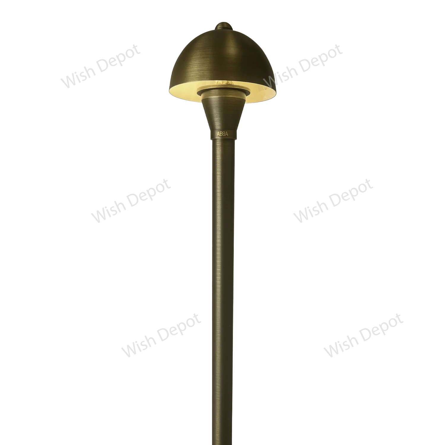 PLB18 Brass LED Mini Globe Lamp Ready Low Voltage Pathway Outdoor Landscape Lighting Fixture