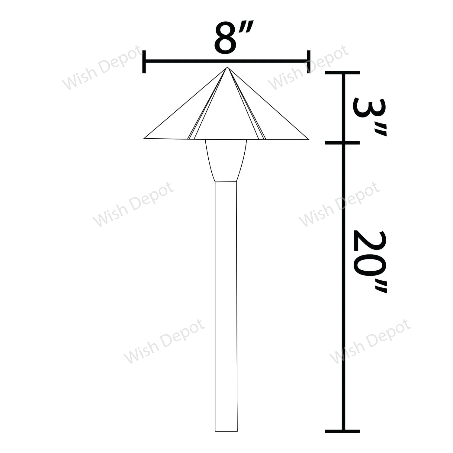 PLB19 Brass LED Low Voltage Pathway Outdoor Lighting Landscape Fixture