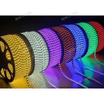 RL100 LED Low Voltage Rope Lights Outdoor IP65 3000K, 5000K, Multi Color RGB, Pink, Purple, Red, Yellow, Blue, Green