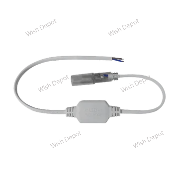 DC to AC 50W Max Connector for 12V LED Low Voltage Rope Lights Outdoor IP65