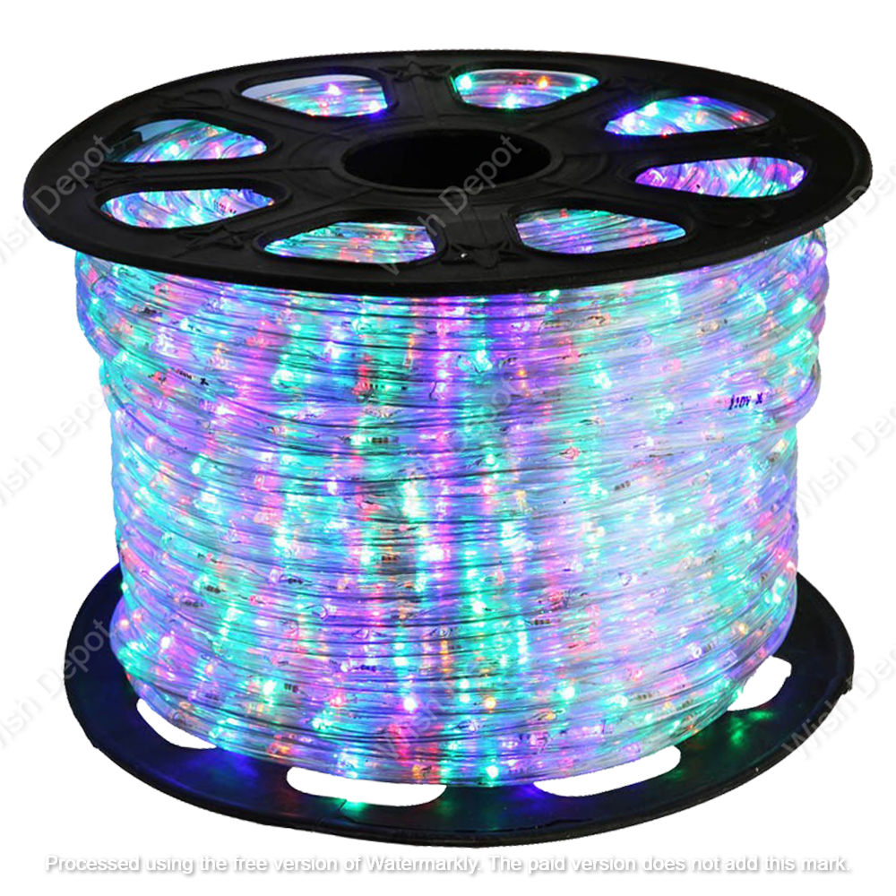 RL100 LED Low Voltage Rope Lights Outdoor IP67 3000K, 5000K, Multi Color RGB, Pink, Purple, Red, Yellow, Blue, Green