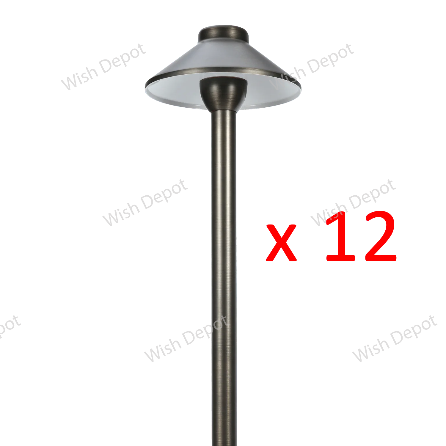 RPL8901 x12 Package Outdoor Garden Pathway Light | Low Voltage Brass Path Light