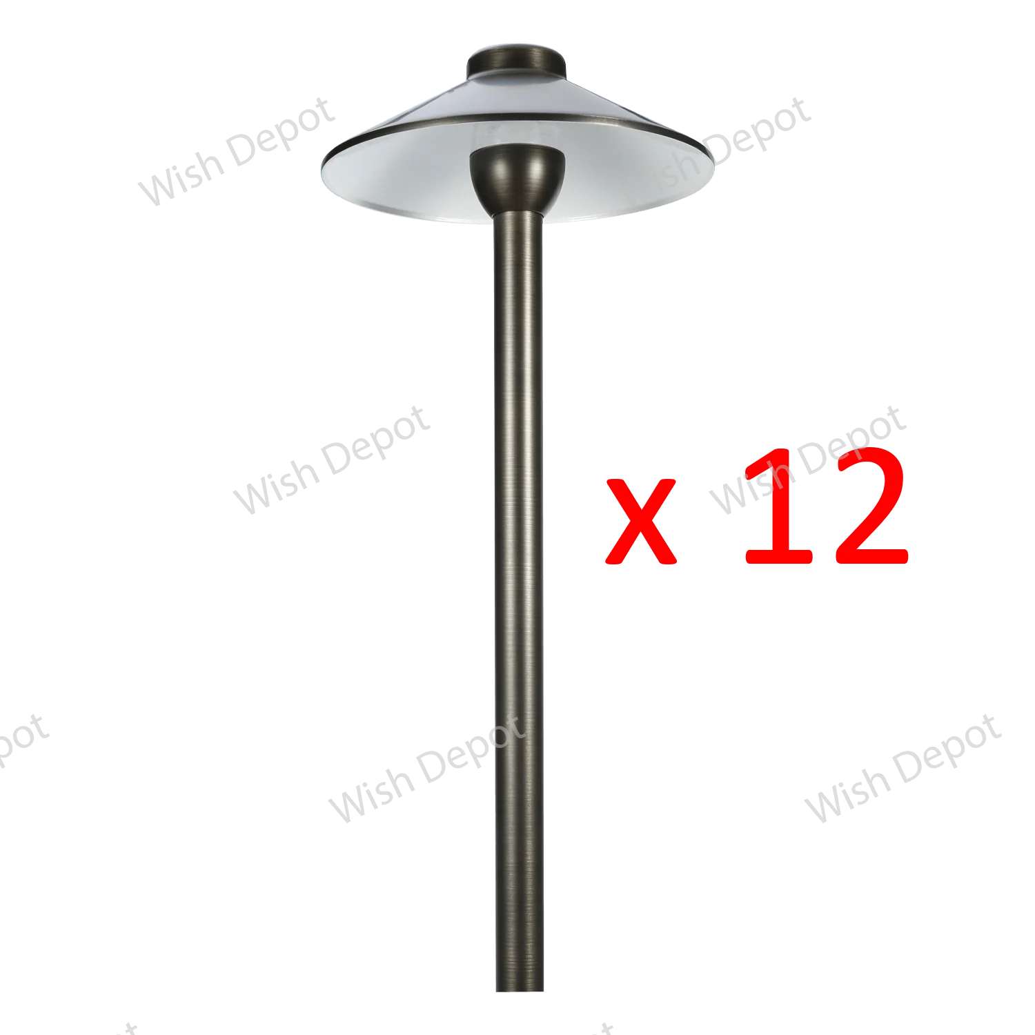 RPL8902 x12 Package Outdoor Garden Pathway Light | Low Voltage Brass Path Light