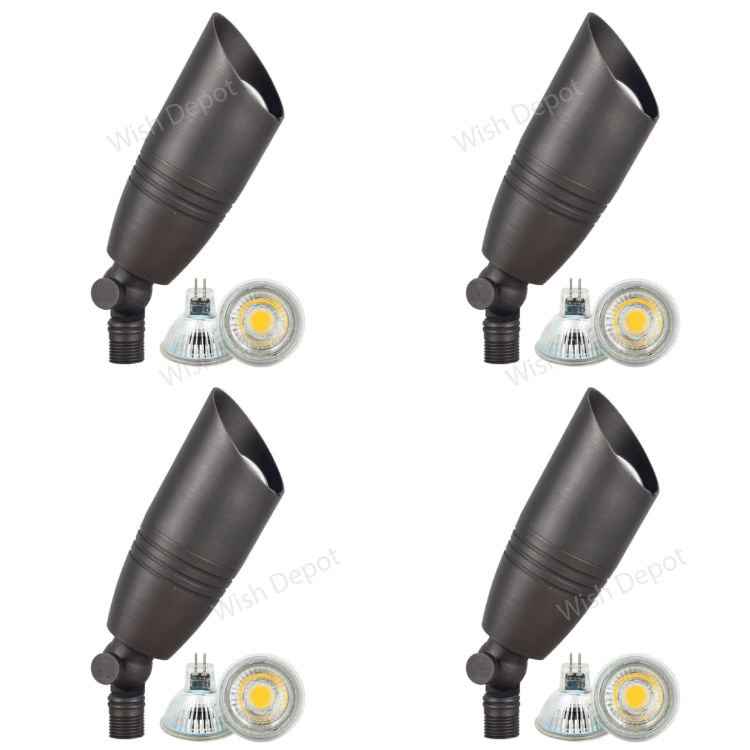 SPB06 4x/8x/12x Package Low Voltage LED Outdoor Landscape Spotlight 5W 3000K