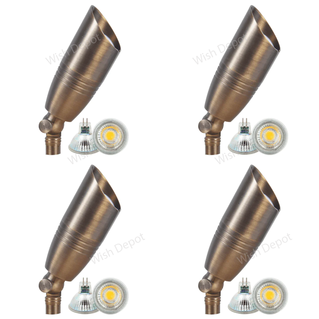 SPB06 4x/8x/12x Package Low Voltage LED Outdoor Landscape Spotlight 5W 3000K