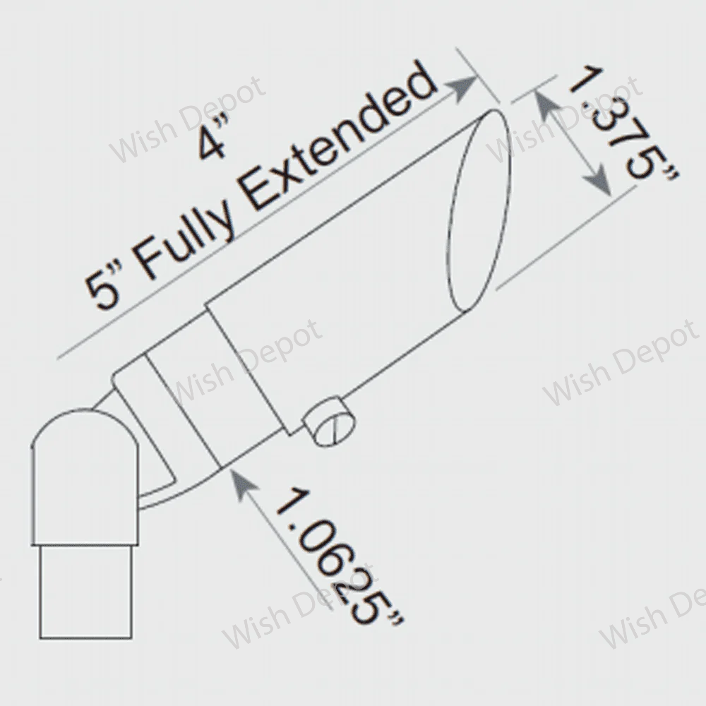 SPB08 5W Spotlight Low Voltage Small Directional Bullet Light Outdoor Landscape