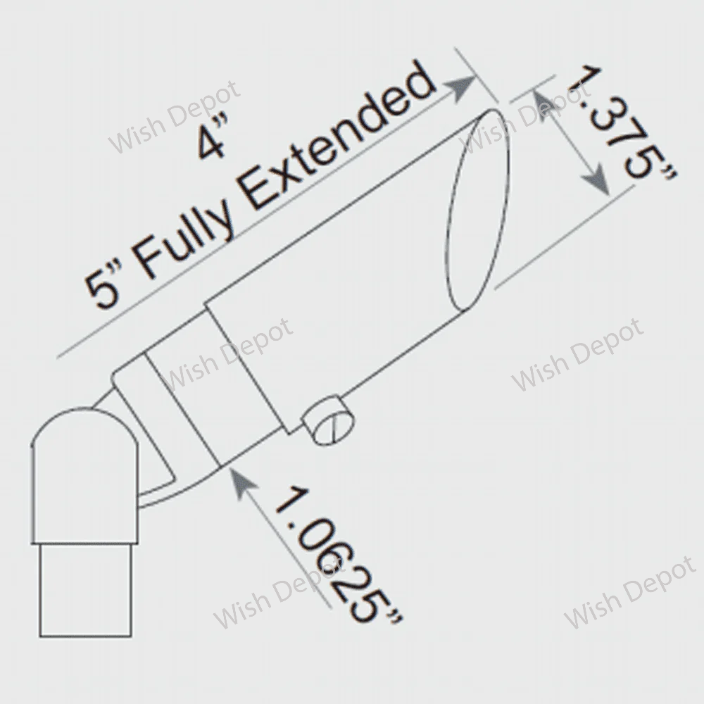 SPB08 4x/8x/12x Package 5W Spotlight Low Voltage Small Directional Bullet Light Outdoor Landscape