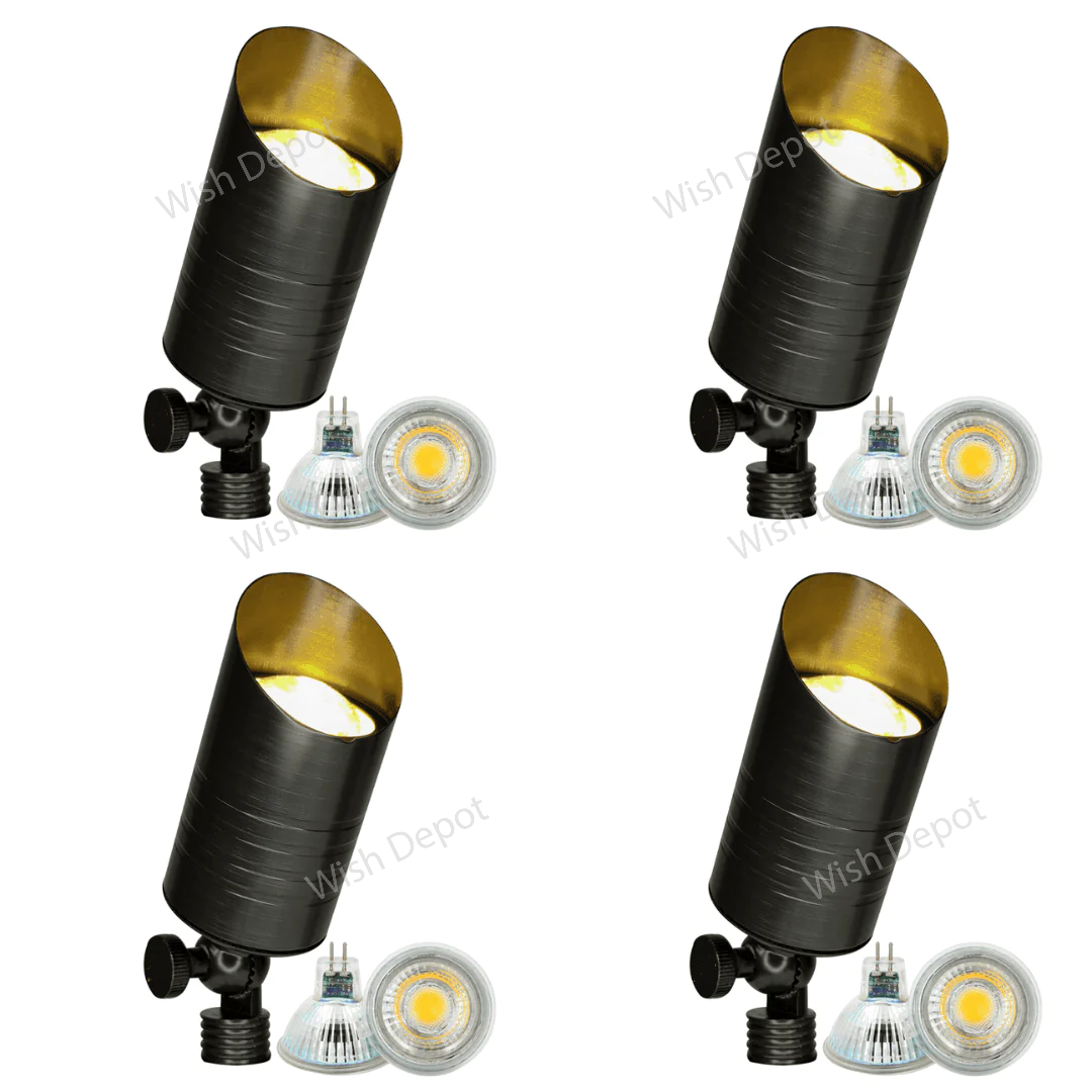 SPB09 4x/8x/12x Package 5W 3000K Low Voltage LED Outdoor Landscape Spotlight 5W 3000K