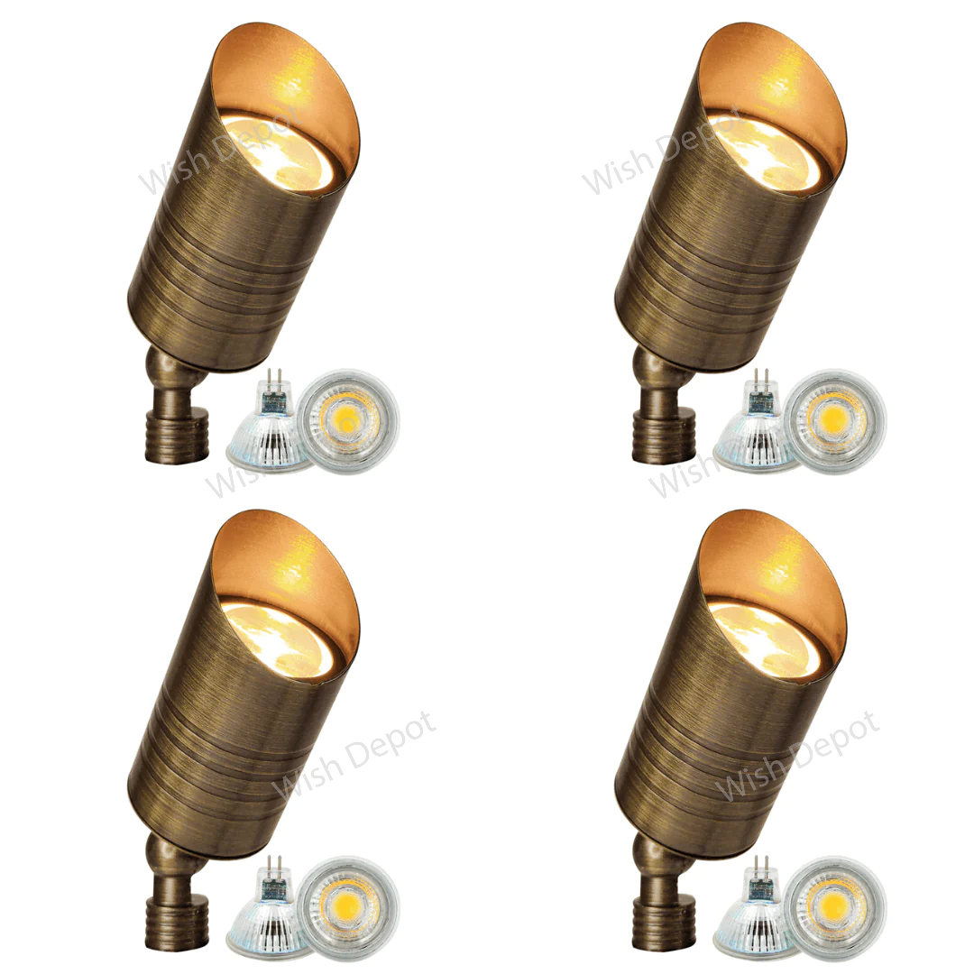 SPB09 4x/8x/12x Package 5W 3000K Low Voltage LED Outdoor Landscape Spotlight 5W 3000K