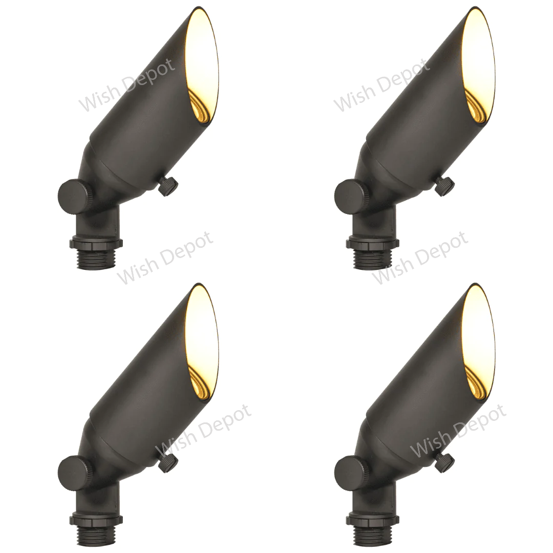 SPB10 4x/8x/12x Package 8W Brass Spot Light Low Voltage Small Directional Bullet Light