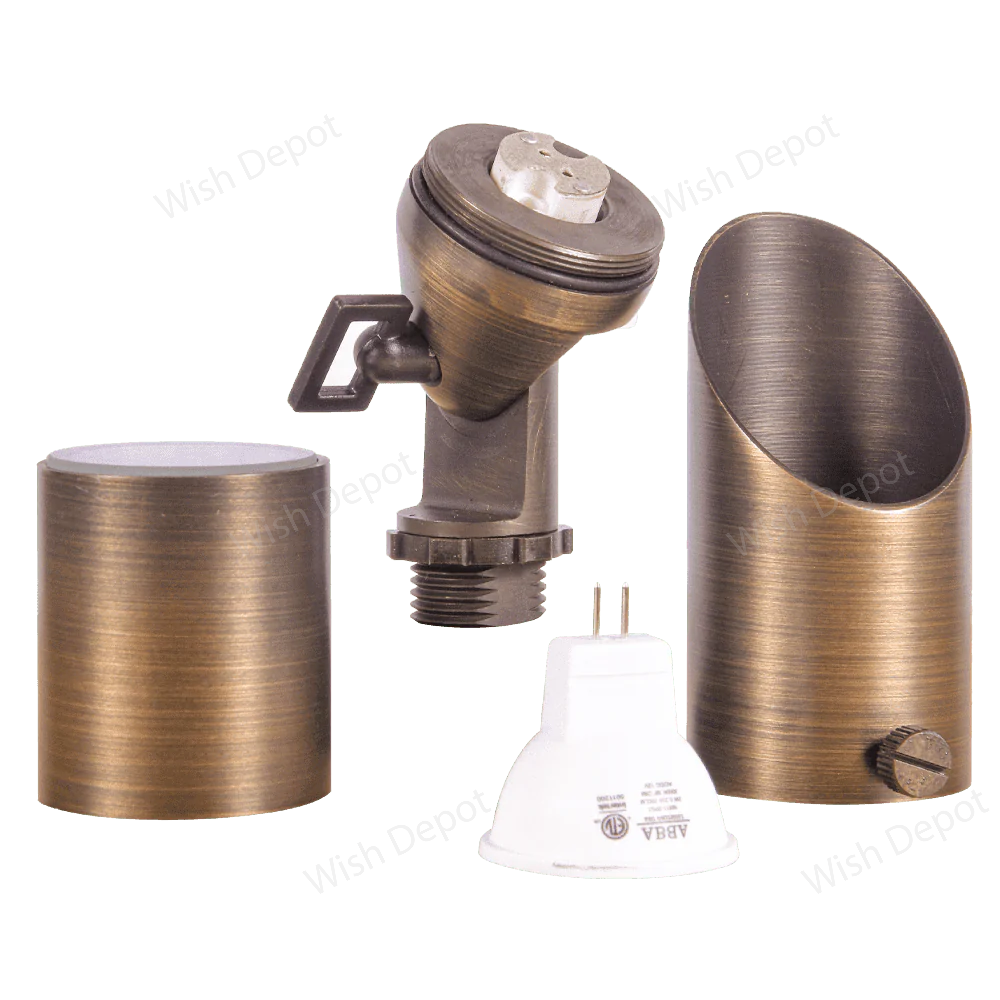 SPB11 4x/8x/12x Package Low Voltage Small Directional Bullet Light Outdoor Landscape Spotlight With 2W 3000K Bulb